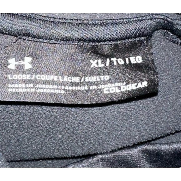 Under Armour Coldgear, Youth Fleece Twist Hoodie Long Sleeve Loose Pullover XL - Picture 2 of 7